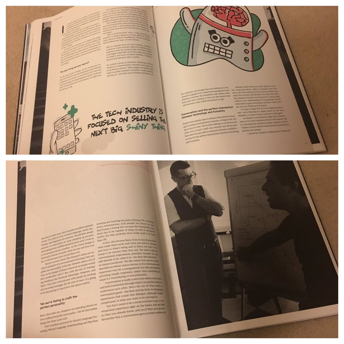 petetrainor's tweet photo. Wow... what an early Christmas present... a big glossy book, with my thinking alongside some of the sharpest minds across different fields. What a glorious and humbling thing. #fastforwardforum #fff18 https://t.co/RjRUrXoiZT