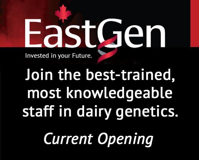 EastGenGenetics's tweet photo. Are you passionate about the dairy industry and passionate about being part of a winning team? We are currently hiring for the position of AI Technician in Prince Edward Island. For more information: https://t.co/Z7KjZMdZnS https://t.co/0hT48PrM4p