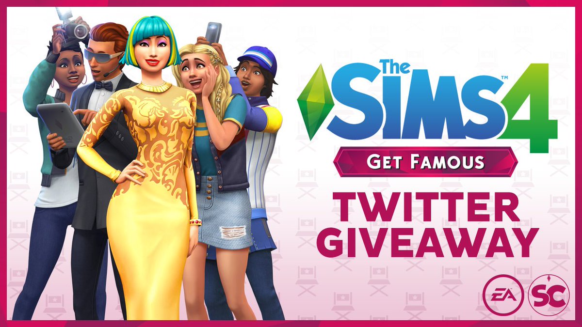 TheSimCommunity's tweet photo. TWITTER GIVEAWAY: Follow + RT for a chance to win a copy of #TheSims4 Get Famous! Ends December 25th at 8PM CET. Good luck! 🌟 https://t.co/4L4wQk2sNl
