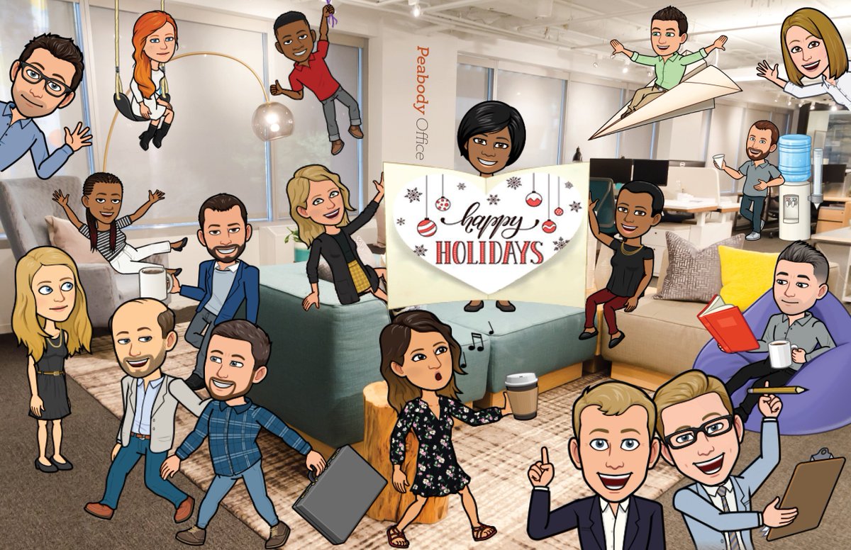Team Peabody wishes everyone a wonderful holiday season! 2019 here we come! ✨🥳
