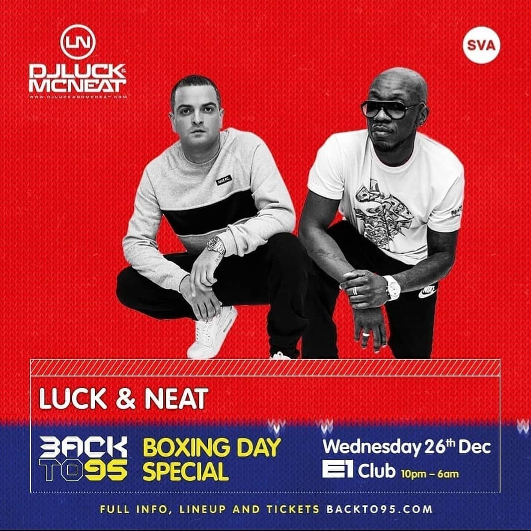 Looking Forward To Headlining @BackTo95 On Boxing Day <a href="/E1LDN/">E1</a>!

Get Your Tickets Before They Sell-Out! 🎄🎧🎤🎶 👉 bit.ly/BoxinDayTickets

Full Info: backto95.com