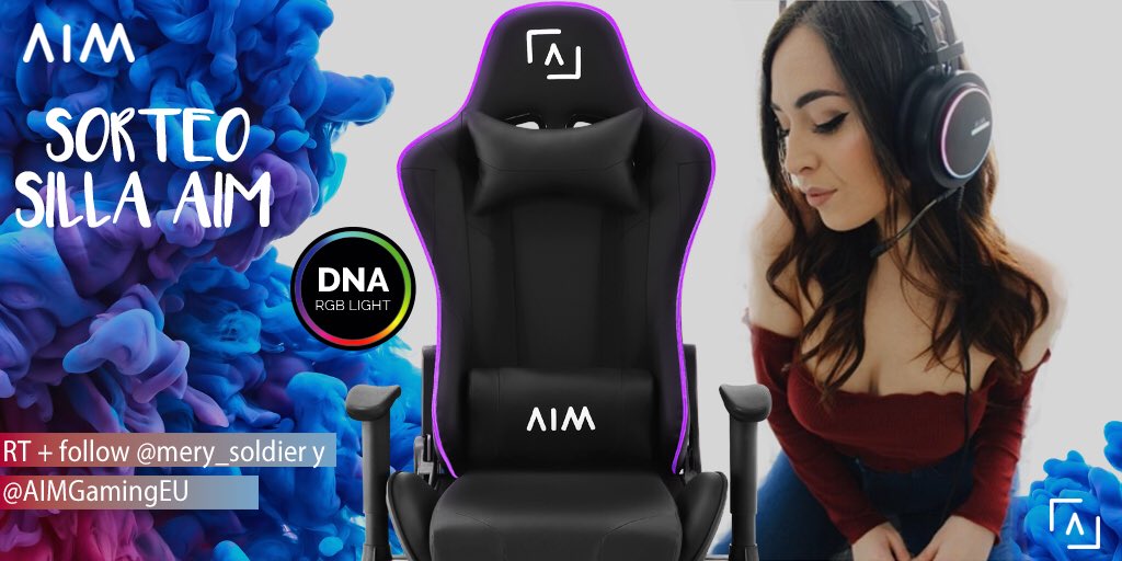 🎄⭐️¡SORTEO NAVIDAD! ⭐️🎄

➡️ SILLA AIM RGB 😱♥️

Os traemos un regalazo para aquellos que se hayan portado bien este año! 🎁 (O no tan bien 😈)

 Si quieres llevártela a casa: 

✅FOLLOW <a href="/mery_soldier/">MERY SOLEDAD</a> 
✅FOLLOW <a href="/AIMGamingEU/">◤AIM◢</a> 
🔁RT

SUERTE ❤️

finaliza 30/12/2018 (🇪🇸)
