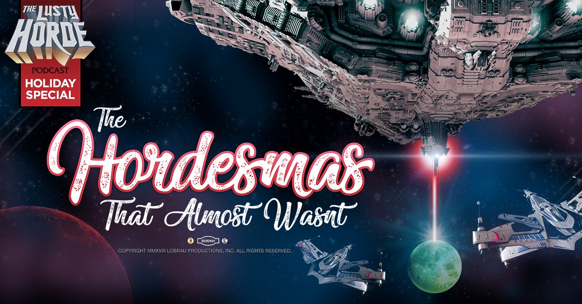 Creatrix be praised! Listen now to the latest Horde Holiday Special - "The Hordemas That Almost Wasn't" - written &amp; read by @TheTimJennings #SoSayeth
bit.ly/lustyhorde