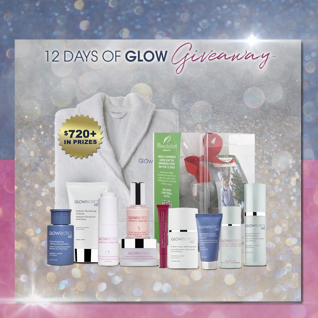 glowbiotics's tweet photo. Thank you to everyone who entered our #12daysofglow giveaway!✨

A GlowbioticsMD team member will be in touch with all winners soon. 

A special thanks to @RevolutionTea for their participation! 🙏

#glowbiotics #glowbioticsmd #probioticskincare https://t.co/21wsSz7tkt