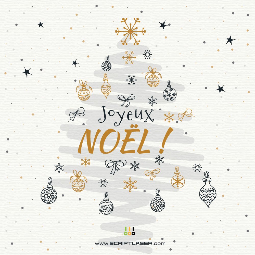 ScriptLaser's tweet image. ✨🎄 Toute l&apos;équipe Script Laser vous souhaite un Joyeux #Noël ! 🎅🎅🎅