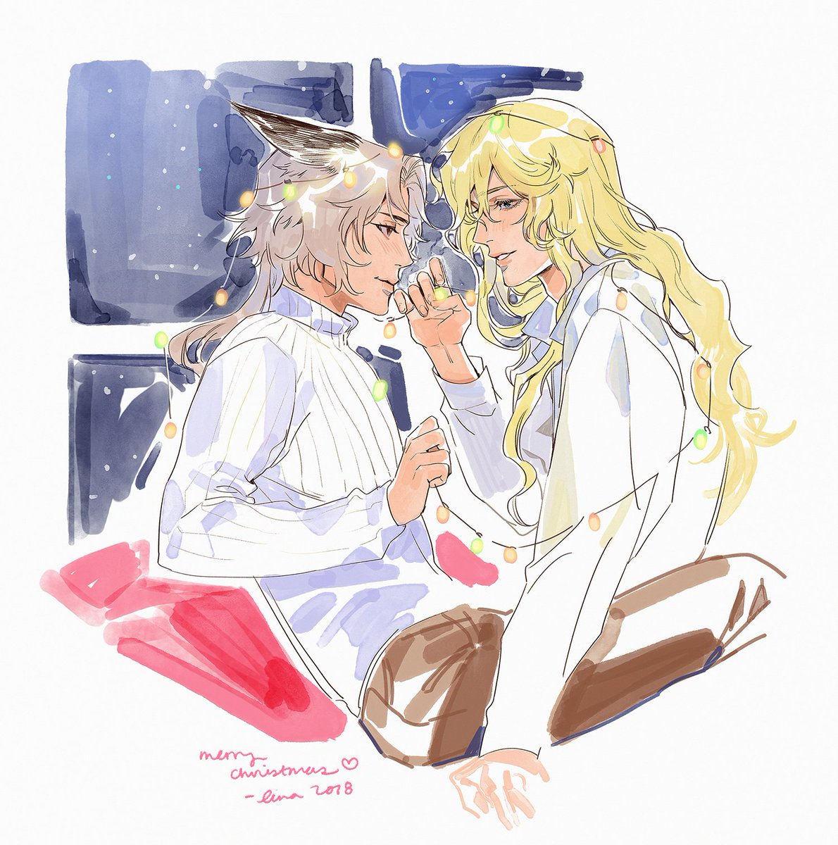 ransuou's tweet photo. 😌💝💝💝💝✨✨✨merry christmas to @antihoney #GBFSS2018 https://t.co/40VGoWqldM