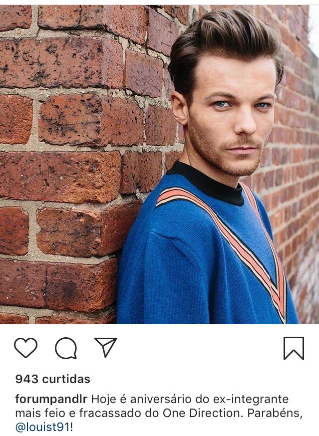 lwtcareful's tweet photo. fico me perguntando o quão infeliz a pessoa tem de ser pra falar essas merdas da pessoa mais doce e pura do mundo. o louis não merece nada de mal e é realmente muito triste que a infelicidade e a crueldade de algumas pessoas possam interferir na felicidade do meu bebê https://t.co/BvhESdw9zG