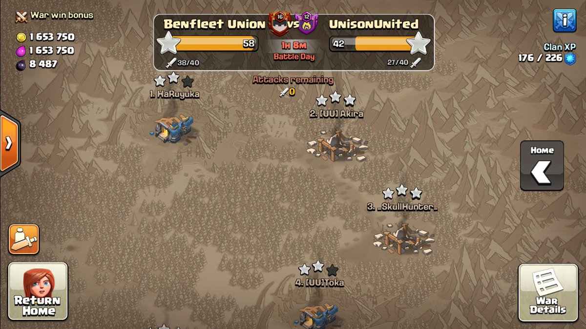 Well done Benfleet! 
Two stars away from a perfect war 
Keep it up guys 🙌🙌🔥