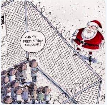 Our wish for this Christmas is to see kids free from cages! Merry Christmas also!