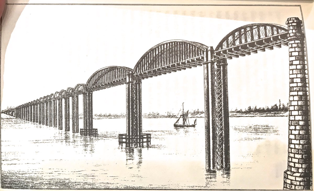 Tide Watching Drawing Of The Old Servern Railway Bridge Destroyed In An Accident In 1964 A Severn Trow On The Watrer Tide Watching Drawing Of The Old Servern Railway Bridge Destroyed In An Accident In 1964 A Severn Trow On The Watrer