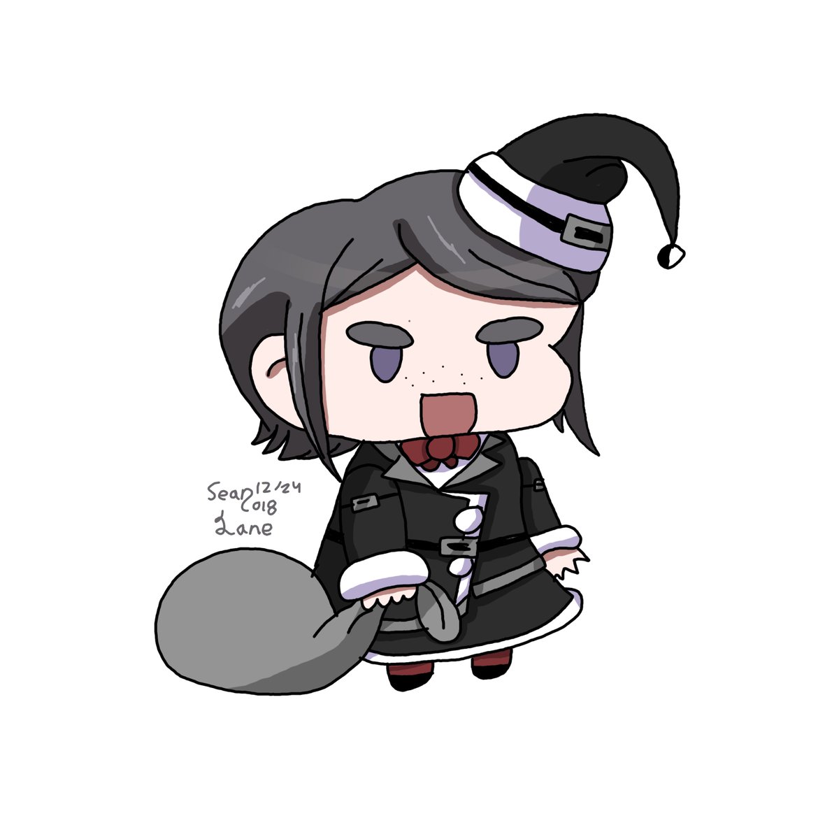 KnightOfArcane's tweet photo. Last day of #25DaysofPadoru so to also celebrate her birthday here’s Mukuro
#MerryChristmas
(”What about Junko?” What ABOUT Junko?!”)
#Danganronpa #Christmas https://t.co/oU89ZLAzfw