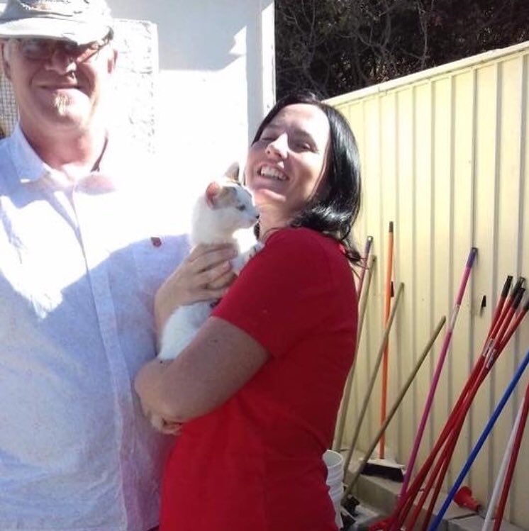 Talacats's tweet image. Rehome 707 .. Beautiful girl Lily has been adopted by Katie Vause. Lily is joining Poppy the cat and Katie’s two daughters. Thankyou so much Katie for giving this beautiful girl a forever home! 😻 #rehome #CatsOfTwitter #cats #kitten