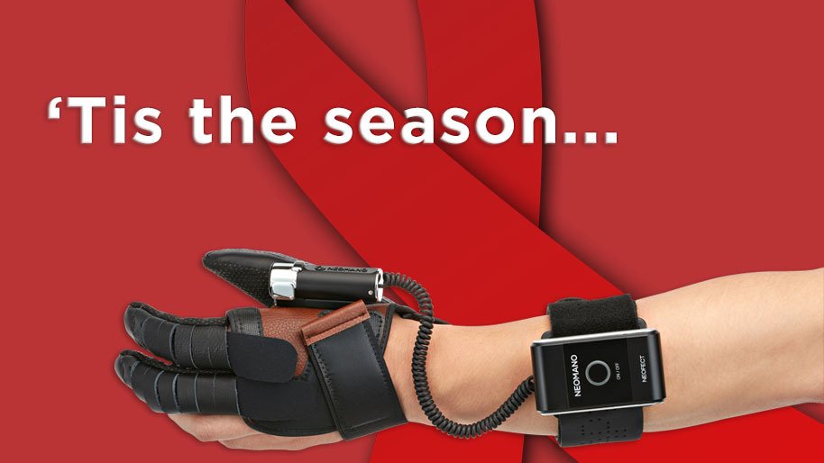 neofect's tweet photo. Give and help others this #holiday season. We want to give our supporters a way to help those who could see a great impact in their lives with the help of the #NeoMano. For every 30 Donation perks claimed, we will deliver a NeoMano to someone in need. https://t.co/AtNjasAhJT https://t.co/FweJAbmgUK