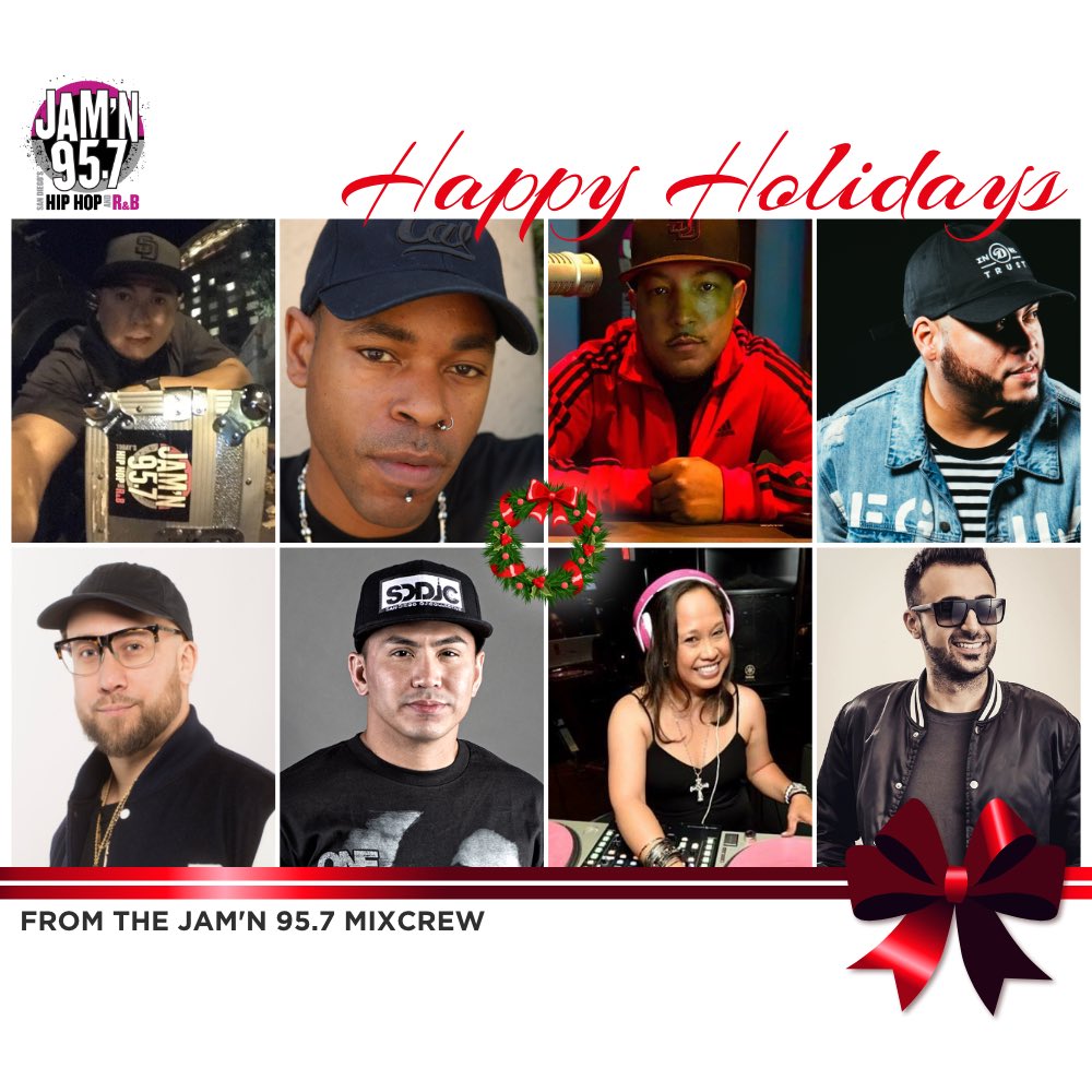 ThakidReckless's tweet photo. #HappyHolidays from your @Jamn957 #mixcrew https://t.co/73W5KVX9TH