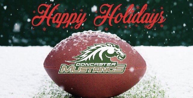 Donnymustangs's tweet photo. To all of our followers new and old -

Merry Christmas! 🏈🎄

Here is hoping that Father Football brings you all of the wonderful gifts on your “Equipment List”

All at Doncaster Mustangs. #ChristmasEve2018 #DoncasterIsGreat https://t.co/MJzRc4ooSz