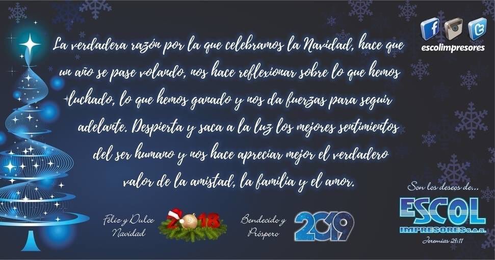 Escolimpresores's tweet photo. Nuestro anhelo es que éste sea un tiempo de amor, unión y muchos abrazos con los que más amamos ♥
•• Que la paz de Dios llene sus corazones, sus hogares y vidas ••
🎄Felices Fiestas!🎈🎁
.
.
.
#navidad #christmas #a #love #o #diciembre #regalos #moda #merrychristmas #regalo https://t.co/ehVVw3hDx0