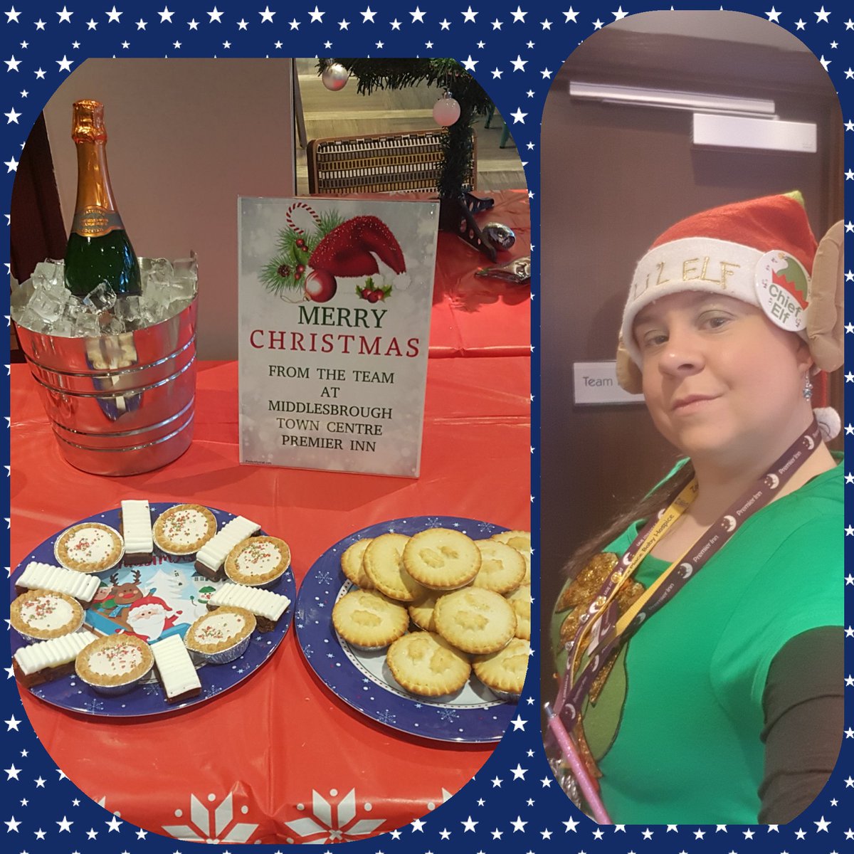 Welcoming guests on Christmas eve #1stchristmas #piwow