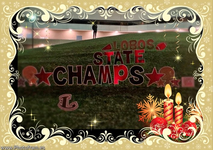 Lobo Nation has much to be thankful for this Christmas.  Santa forgive us for opening one of our gifts a few days early but 81 years was a long wait. Merry Christmas Lobo fans and football fans everywhere!  #longviewlobos #lobonation #longviewproud #txhsfb