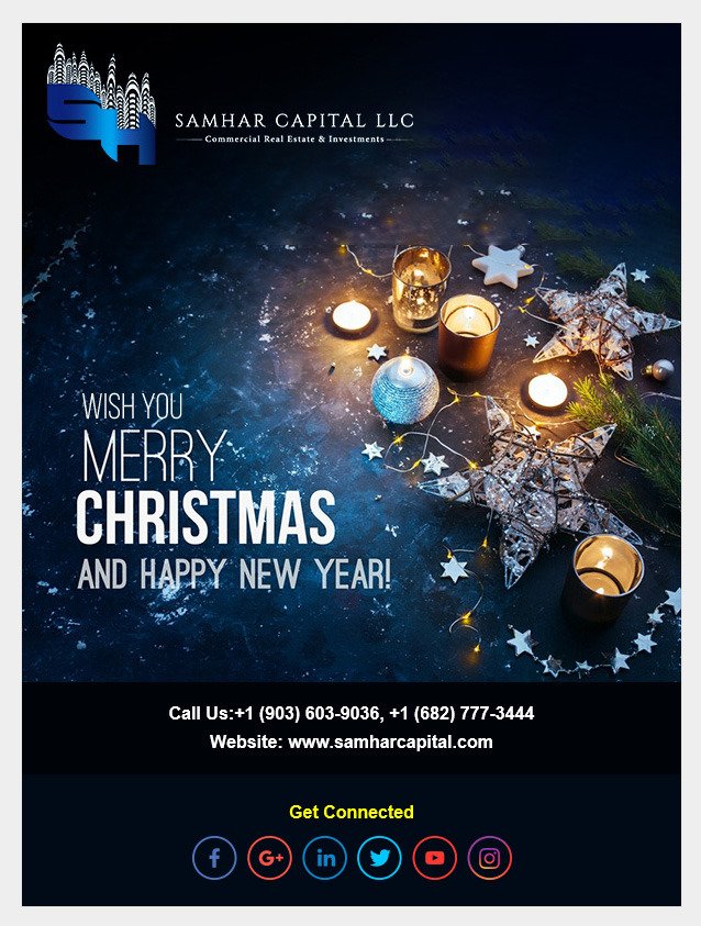 SamharCapital1's tweet image. May the Christmas season fill your home with joy, your heart with love and your life with laughter. Wishing you a very Merry Christmas and we look forward to seeing you in 2019. 
#MerryChristmas #NewYear #2K19 #SamharCapital
For more : samharcapital.com/index.php