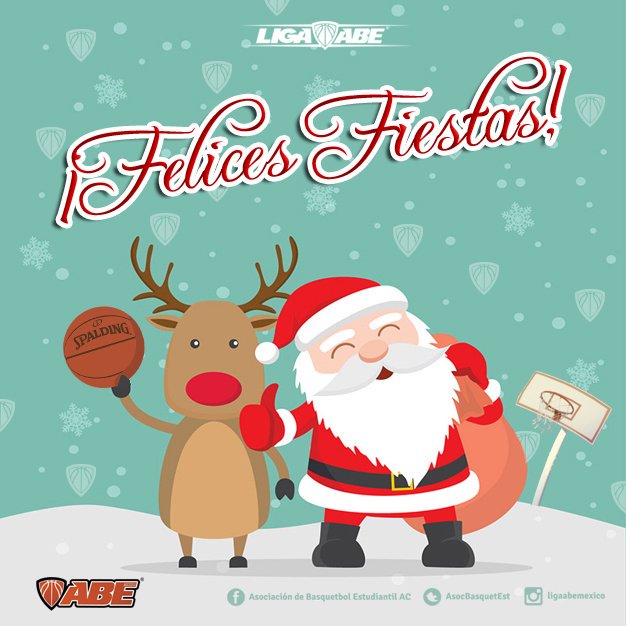 AsocBasquetEst's tweet image. 🎄🎁🏀
Toda la familia de la Asociación de Basquetbol Estudiantil te desea unas felices fiestas y que disfruten al máximo estos momentos en compañía de todos sus seres queridos. #FelizNavidad