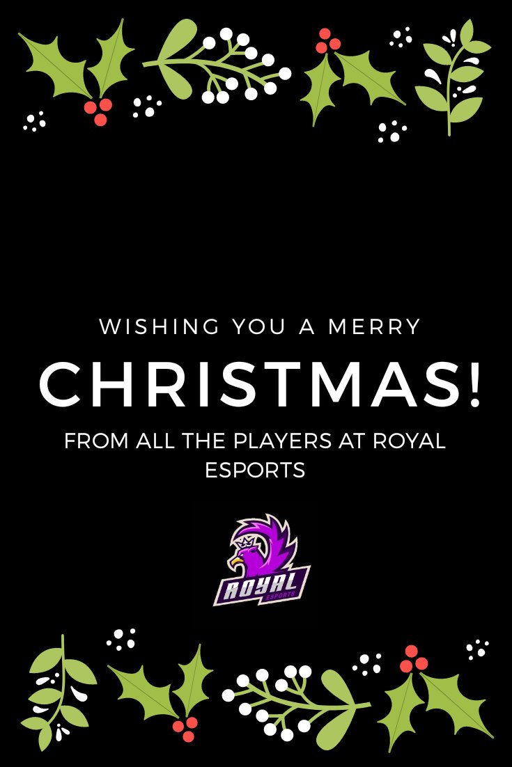RoyaL_eSportsZA's tweet photo. Wishing everyone a very Merry Xmas #EsportsZA #eSports #MerryChristmas https://t.co/MuunG5FR2p