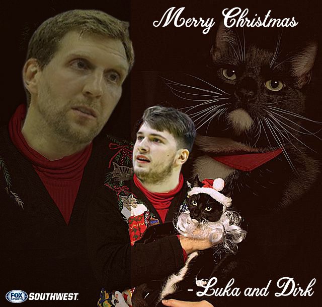 FanDuelSN_SW's tweet photo. .@swish41 and @luka7doncic's Christmas card turned out pretty good this year! https://t.co/62DXY4Fbj7