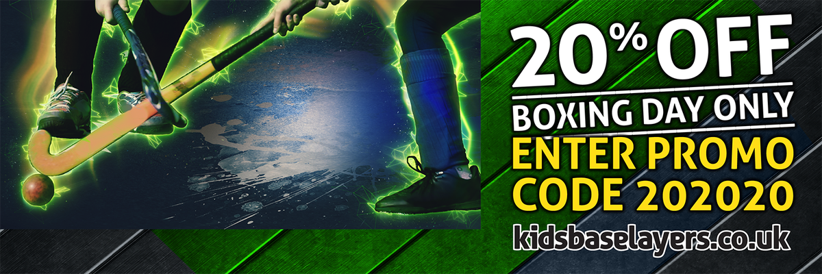kidsbaselayers's tweet photo. Boxing Day Sale! – 20% discount and FREE fast delivery on all kids base layers with promo code ‘202020’. Includes big junior HOCKEY brands - Under Armour, Skins, Canterbury, &amp; more. ‘202020’ code valid until 26 Dec only at https://t.co/Zw16aANDBR #hockey #englandhockey #sale https://t.co/vf1l7qTi2B