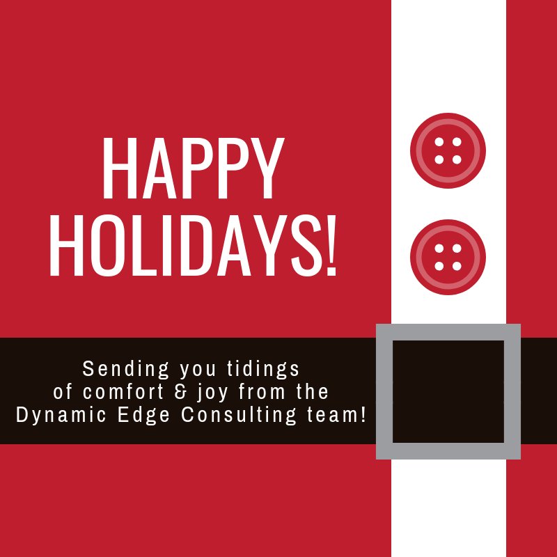 Dynamic_Edge_LA's tweet image. #HappyHolidays from the #DynamicEdgeConsulting team! May this good #cheer last throughout the year! ❄️ #Carson
