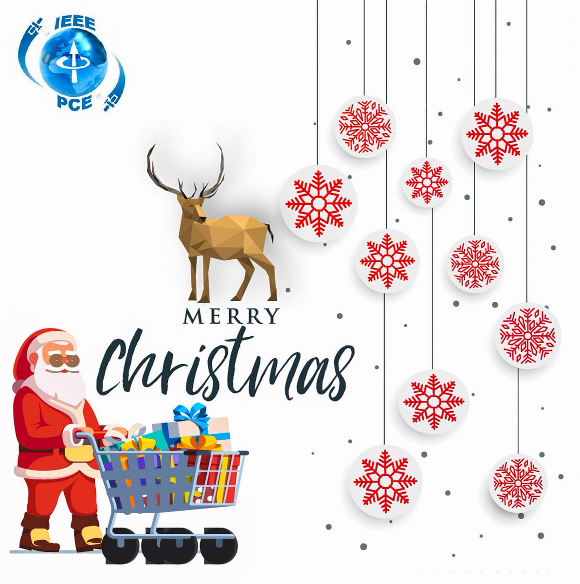 ieee_pce's tweet image. Dream big, sparkle more, shine bright ✨
May this Christmas be as joyful, merrier than ever.🎅🏻
The whole IEEE family wishes you Merry Christmas.⛄
#ieee #ieeepce #ieeebombaysection