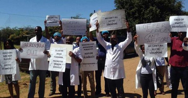 striking zimbabwean doctors