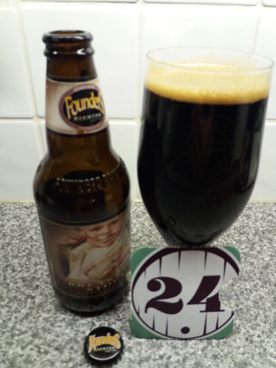 simon_clays's tweet photo. Final beer on the #thebeerhawk advent is a powerful chocolate-coffee stout from Founders. Thanks for a great range of beers to try. Some were very nice, others were ones I can say I have tried. Merry #xmascheers to all. https://t.co/KZC7E7nj6o