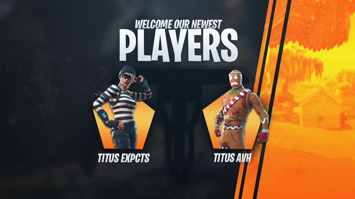 TitusDistrict's tweet image. Welcome two of our newest Fortnite players to Titus!

⚫ @TitusExpcts
⚫ @Titus_AVH