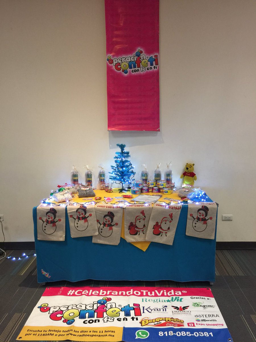 javyconfeti's tweet photo. Gracias, gracias, gracias a todas las empresas, negocios, familias que se han sumado a mi locura de estar #CelebrandoTuVida todos los días pase lo que pase... #Animo #FelicesFiestas #ConFeEnTi https://t.co/8RdNVRelUR