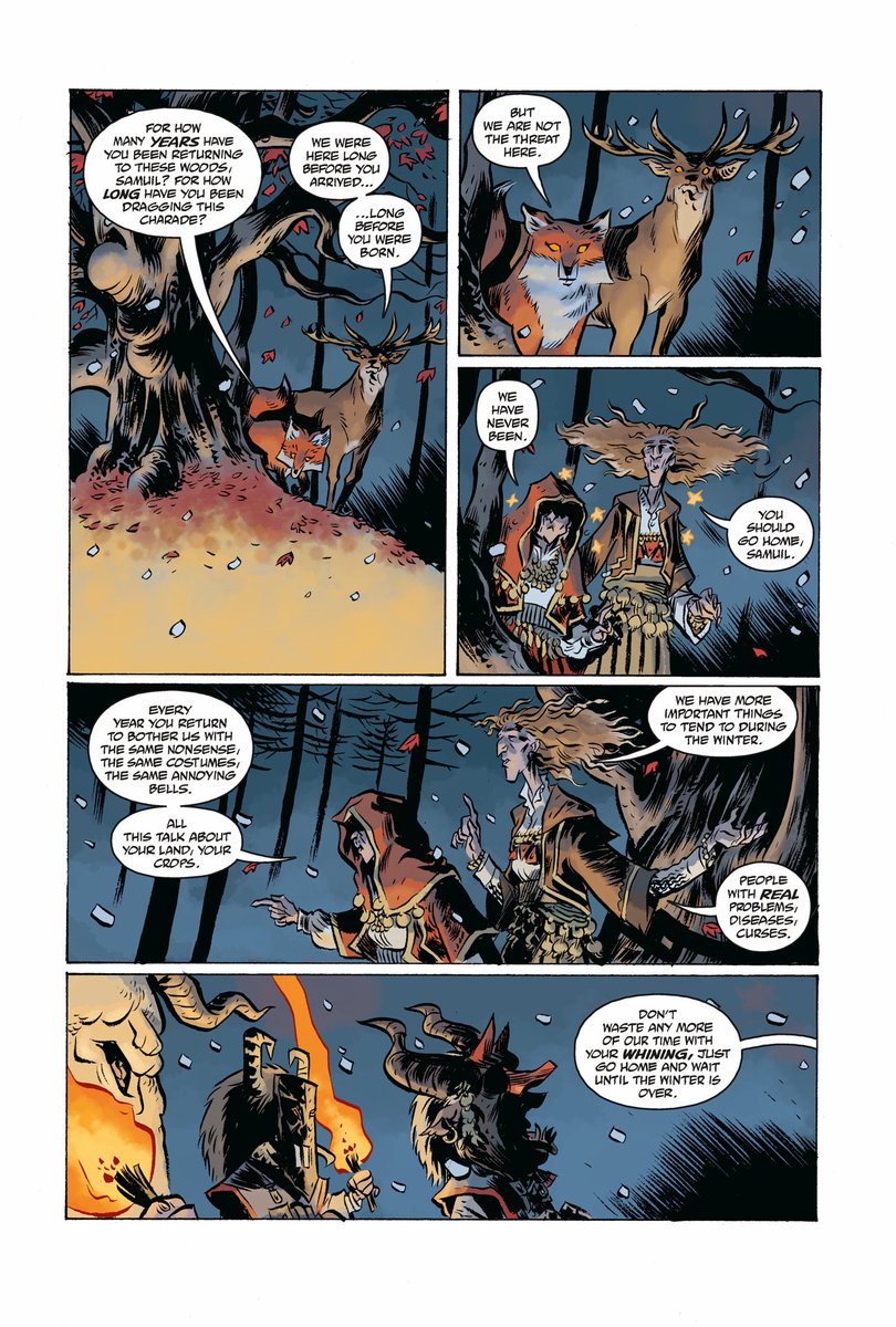 From this year's Hellboy Winter Special, by @fabiomoon and @Gabriel_Ba... 