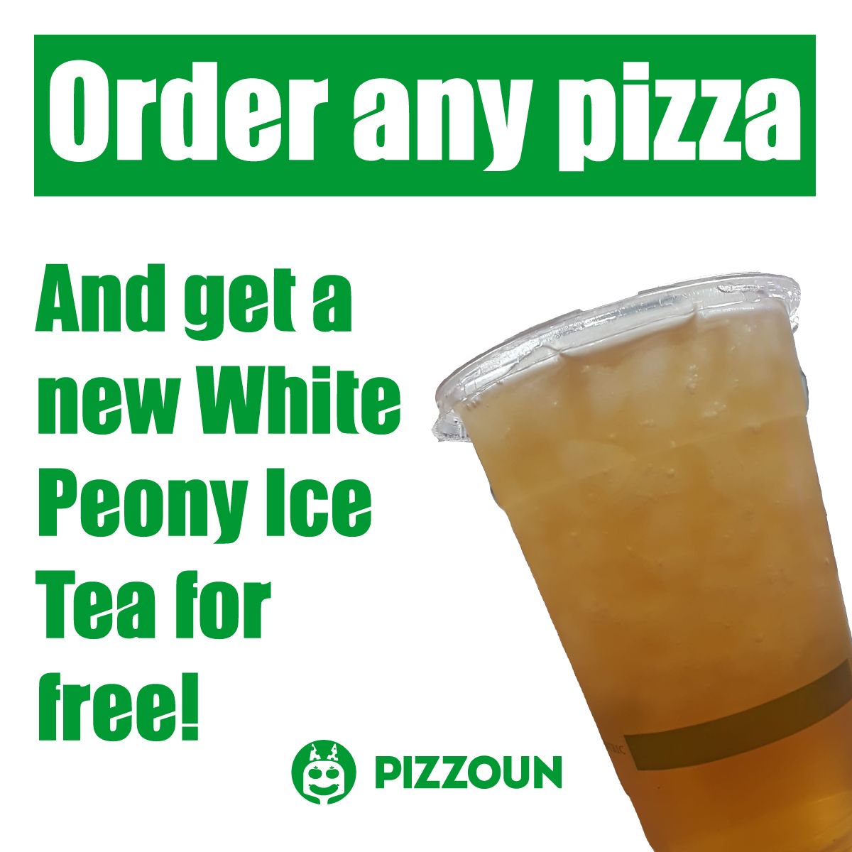 pizzoun's tweet photo. 🍹🍕 Free White Peony Ice Tea with any pizza! 🍕🍹

Order pizza this Monday, Wednesday or Thursday and get our new drink for free!

#pizzoun #torrance #palosverdes https://t.co/Zy3g2BYzKZ