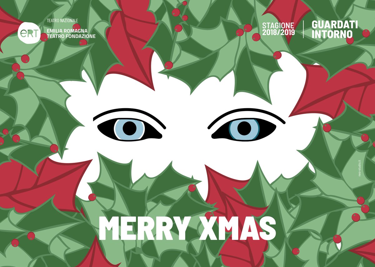 ERT_Teatro's tweet photo. Buone Feste da tutte e tutti noi di Emilia Romagna Teatro Fondazione ❤️ https://t.co/QIy3cxkyVs