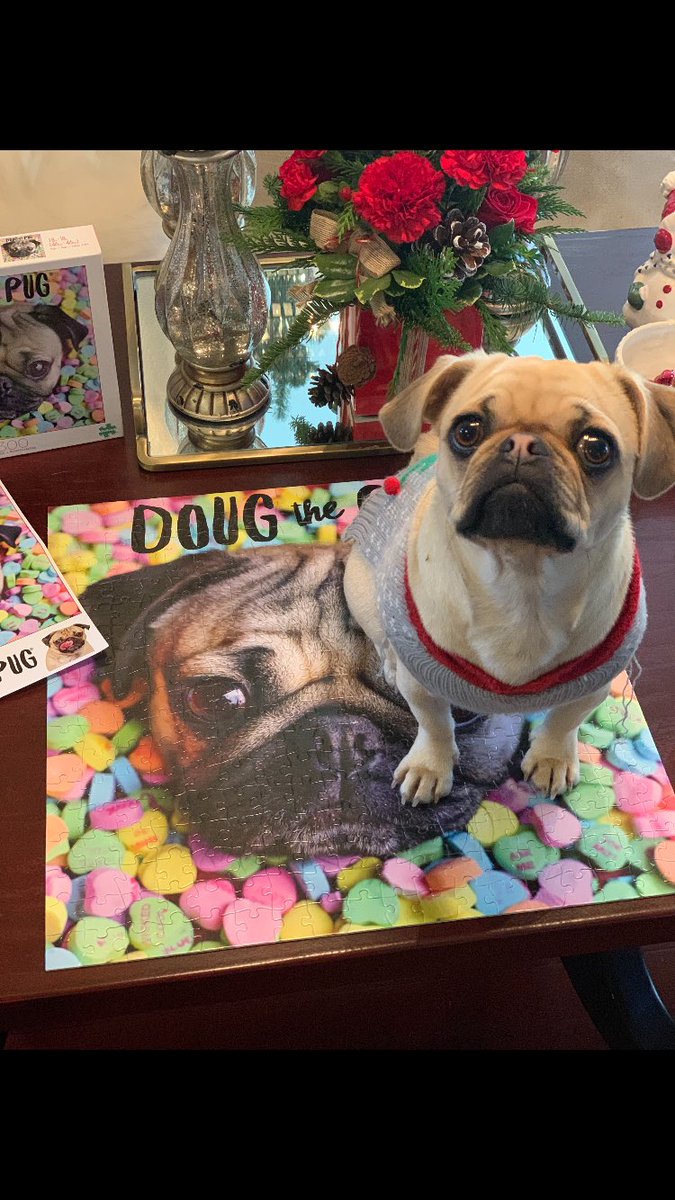 passero_carson's tweet photo. Merry Christmas, @itsdougthepug from Penny and the fam! https://t.co/EW6iPJBrSp