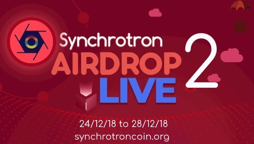 SynchrotronCoin's tweet image. 200,000 STC will be distributed in airdrop round 2.  LIVE NOW!
#STC #airdrop #synchrotron