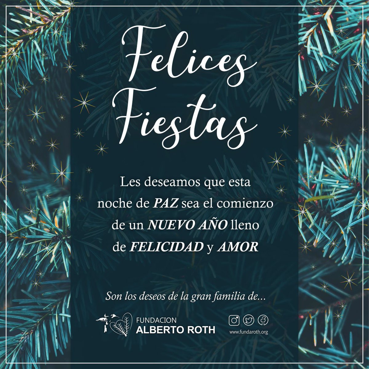 Queremos desearles a todos una ¡Feliz Navidad!
Es una fecha de unión y reflexión ideal para agradecer y apreciar todo lo que la naturaleza nos regala ✨🌱
.
.#navidad #felicesfiestas #añonuevo #happychristmas #merrychristmas #sustentabilidad #medioambiente