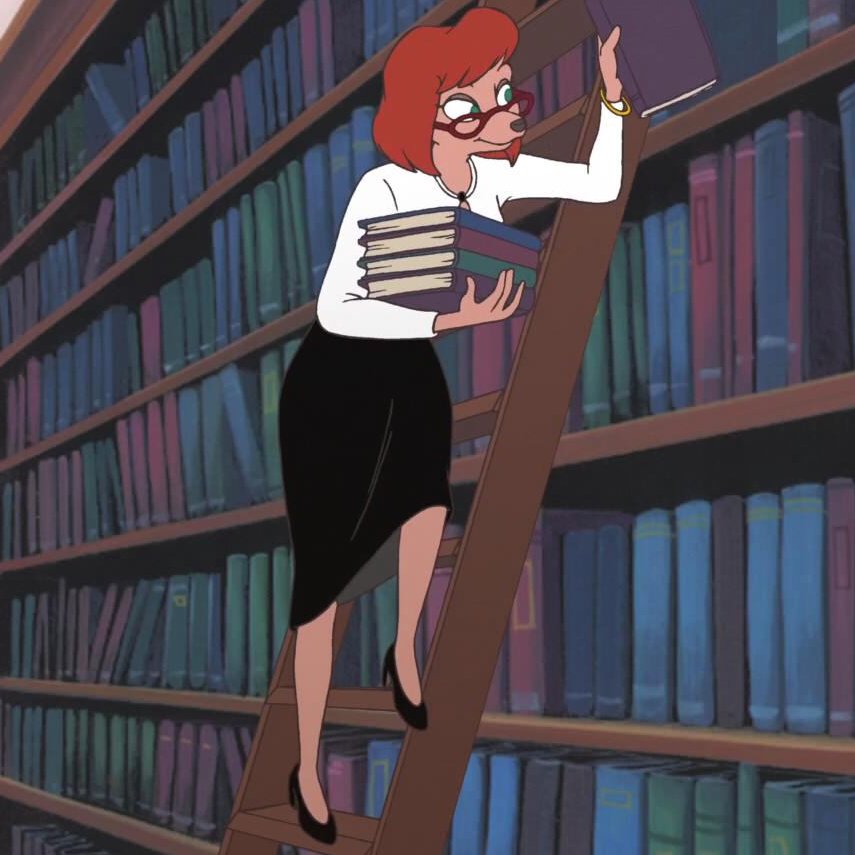 “Screenshots of Sylvia Marpole from An Extremely Goofy Movie. 