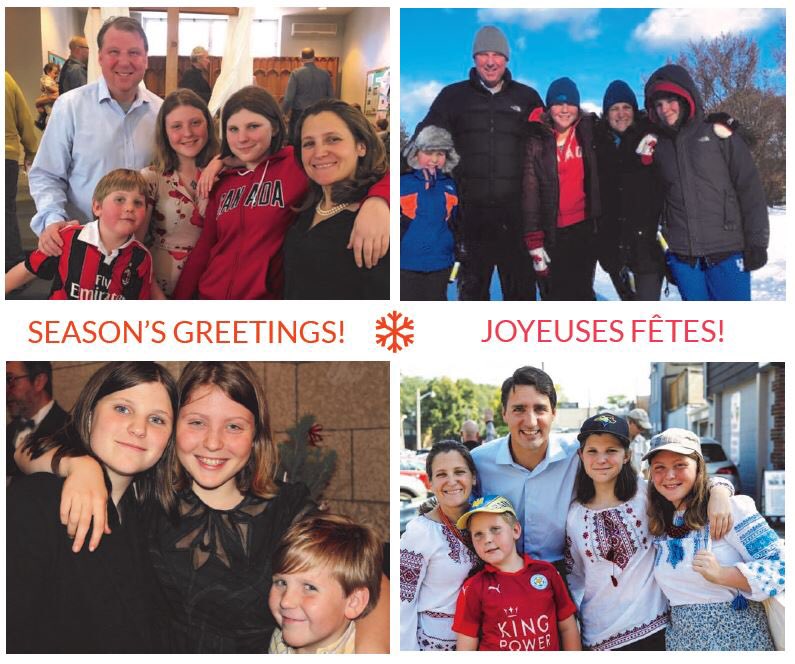 Chrystia Freeland on Twitter "From my family to yours, Merry Christmas
