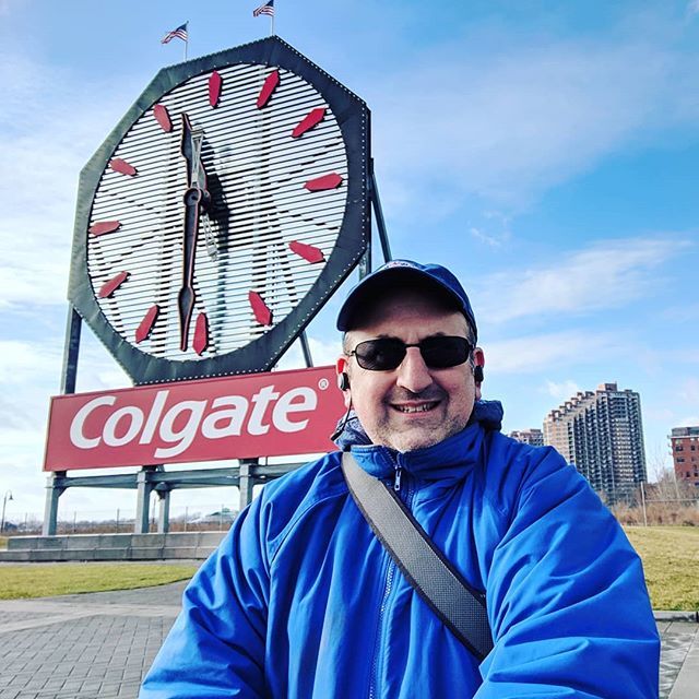 curiousmitch's tweet photo. A visit to the Colgate Clock #colgateclock https://t.co/kdClIqc3aQ