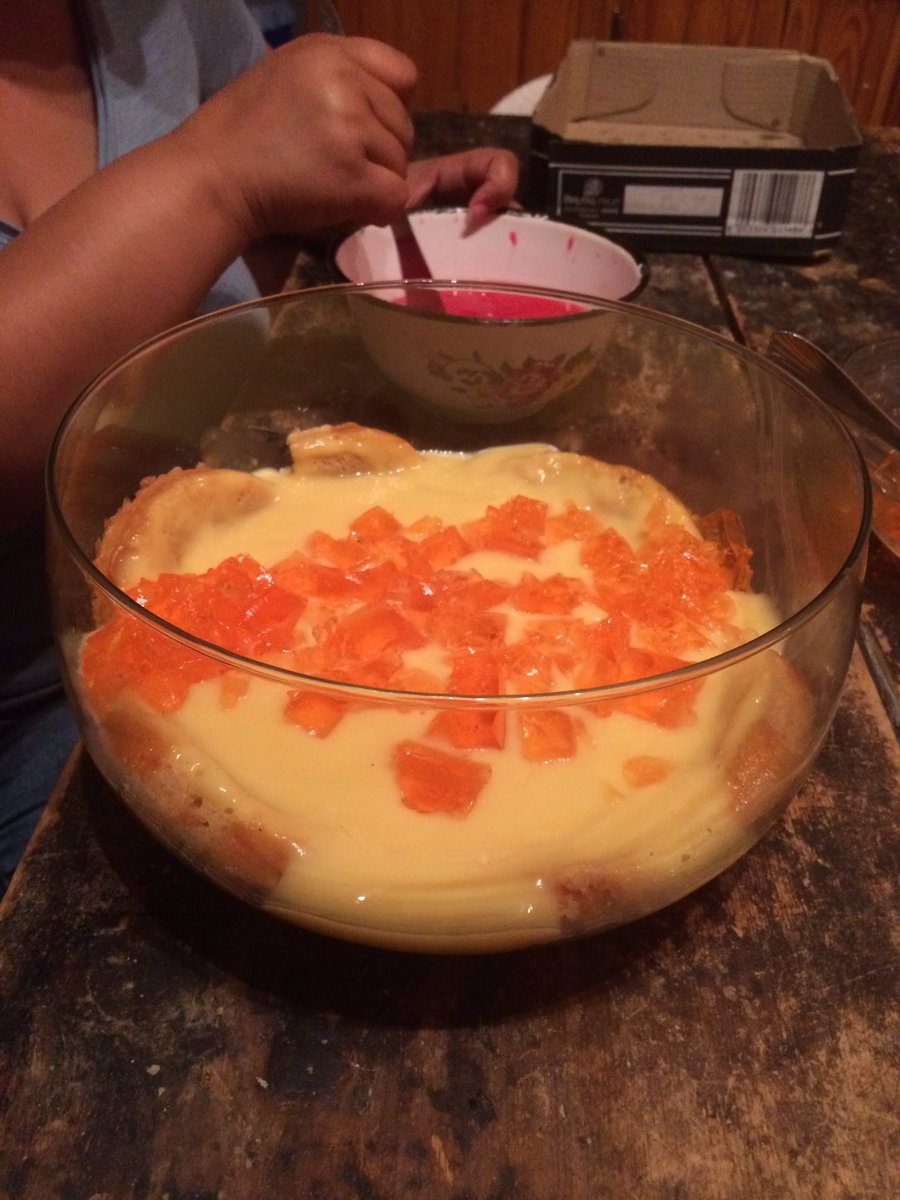 NGoetham's tweet photo. Sis on the trifle train... #midnightmass #layeredlove https://t.co/FWmcARSxsZ