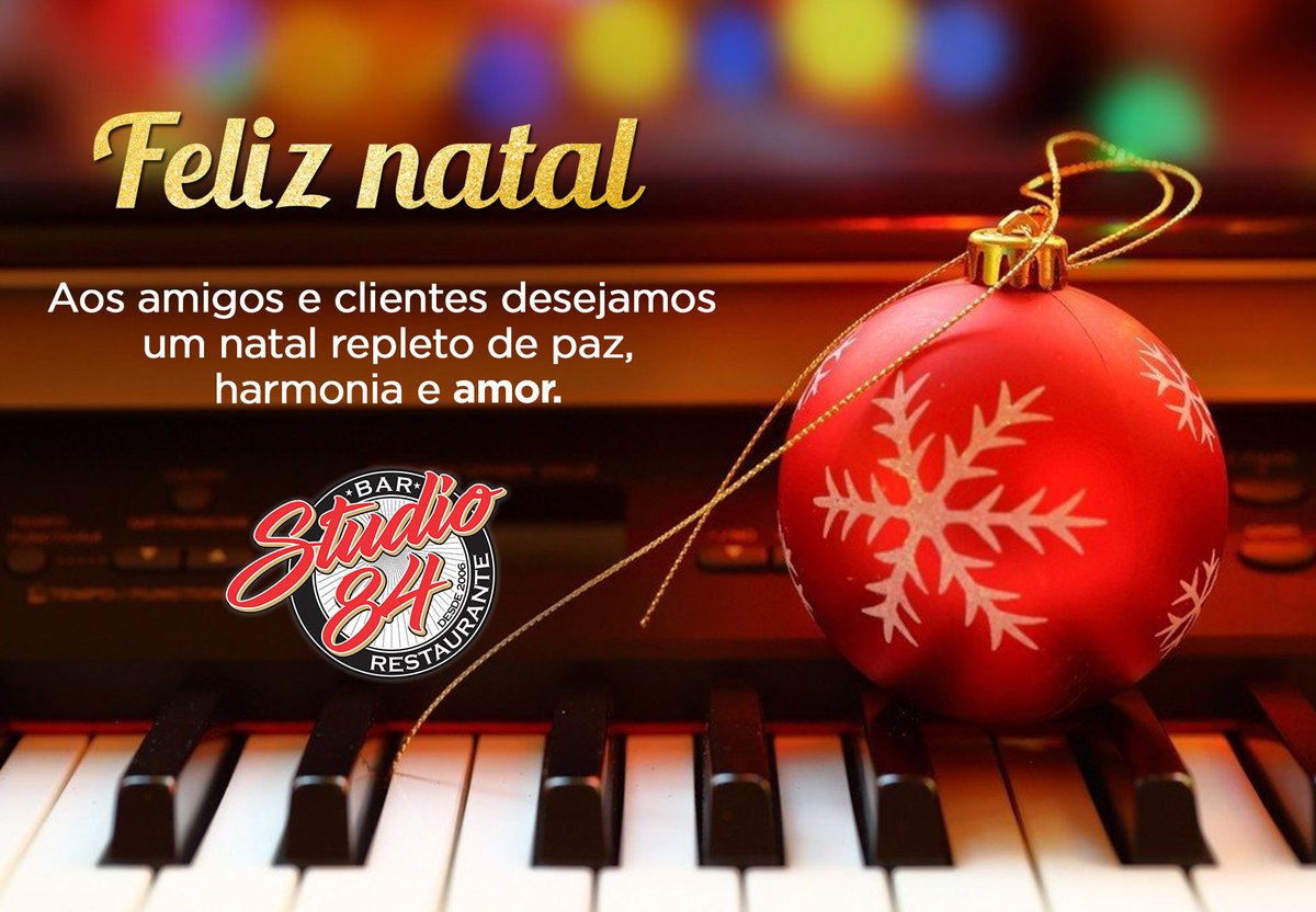 Studio84Rock's tweet image. Desejamos a nossos amigos e clientes um Natal repleto de paz, harmonia e amor✨🎅🎶

#feliznatal #studio84 #natal #novasconquistas #papainoel