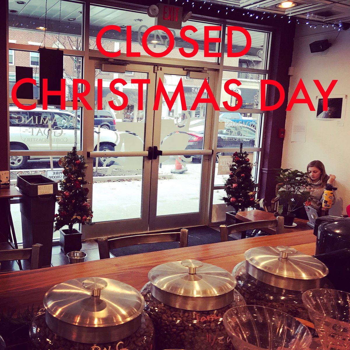 RoamingGoatCC's tweet photo. Happy Holidays!! See you Wednesday π
#shortnorth #shortnorthpole #shortnorthartsdistrict https://t.co/jJqNBx33F3