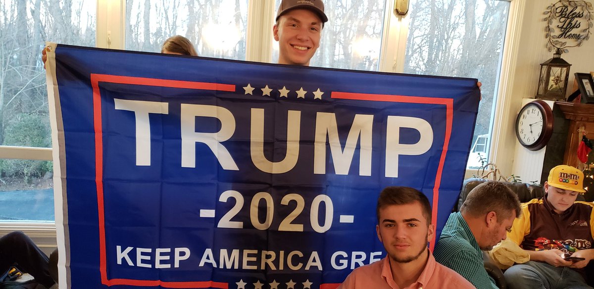 Best Christmas present EVER #MAGA #MerryChristmas #BuildTheWall <a href="/realDonaldTrump/">Donald J. Trump</a> <a href="/JacobGood7/">Jacob Good</a> @will_greene111 #Q
