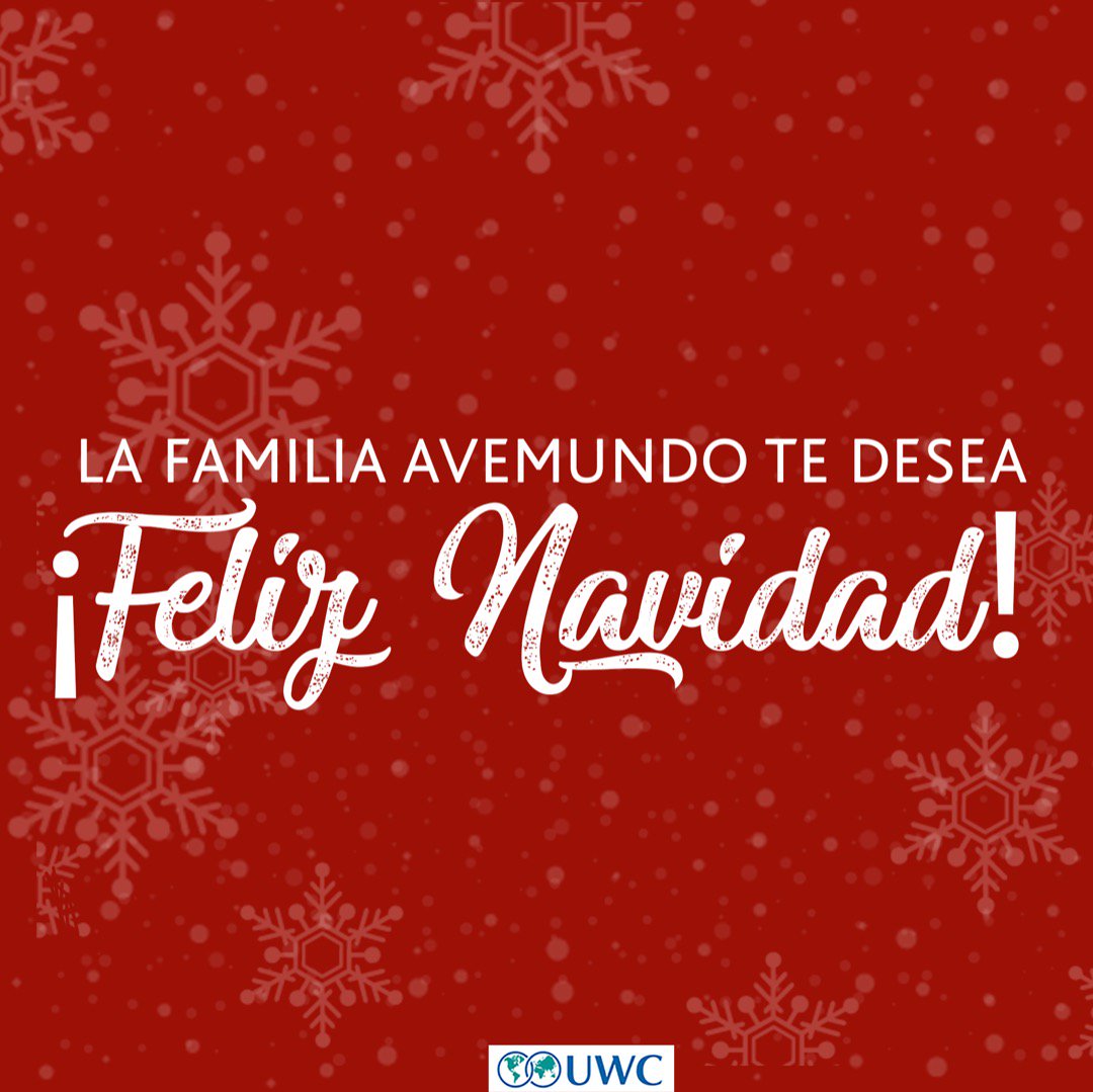 ¡Felices fiestas! 
Desde la familia Avemundo les deseamos a todos una cálida y feliz noche buena. ¡Gracias por acompañarnos a soñar, crecer y educarnos!