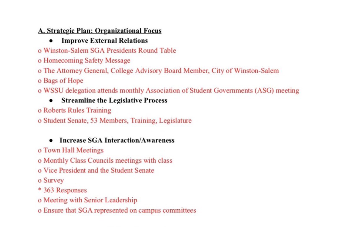 sga_wssu's tweet photo. First semester is complete! Here is an inside look at everything SGA has done on behalf of the student body here at WSSU. We look forward to continuing to Navigate the Climate. #WSSU https://t.co/ESJuETNcac