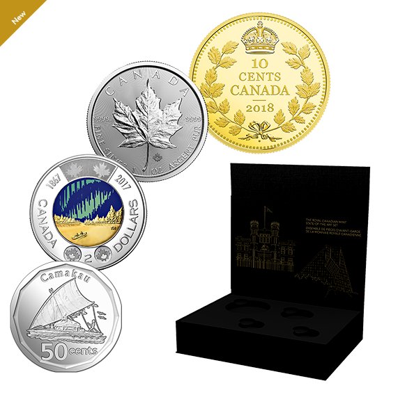 ap_impex's tweet image. 2018 State-of-the-Art 4-Coin Set - Mintage: 4,500
ap-impex.com
FOUR DIFFERENT TYPES OF COINS!
AN UNPRECEDENTED COLLECTING OPPORTUNITY. 
FOUR DIFFERENT TYPES OF COINS. 
Numismatics: A 2 oz. 1936 Dot 10-cent coin
Bullion: A 1 oz. Silver Maple Leaf (SML) bullion coin