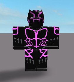 Redid The Texture Of The Black Panther Mask From Roblox To - black panther suit roblox